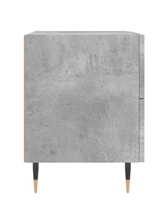Noční stolky 2 ks betonově šedé 40x35x47,5 cm kompozitní dřevo