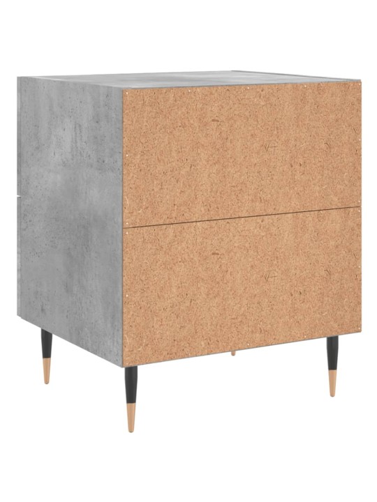 Noční stolky 2 ks betonově šedé 40x35x47,5 cm kompozitní dřevo
