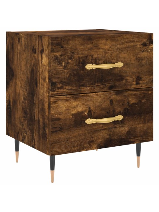 Noční stolky 2 ks kouřový dub 40x35x47,5 cm kompozitní dřevo