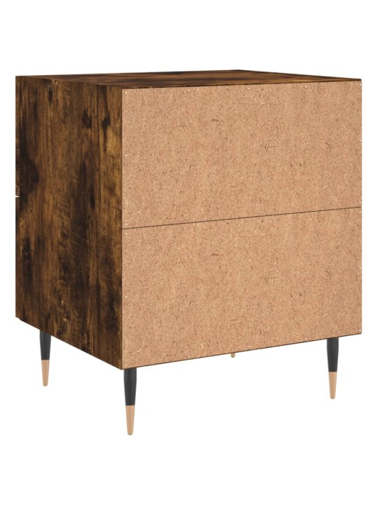 Noční stolky 2 ks kouřový dub 40x35x47,5 cm kompozitní dřevo