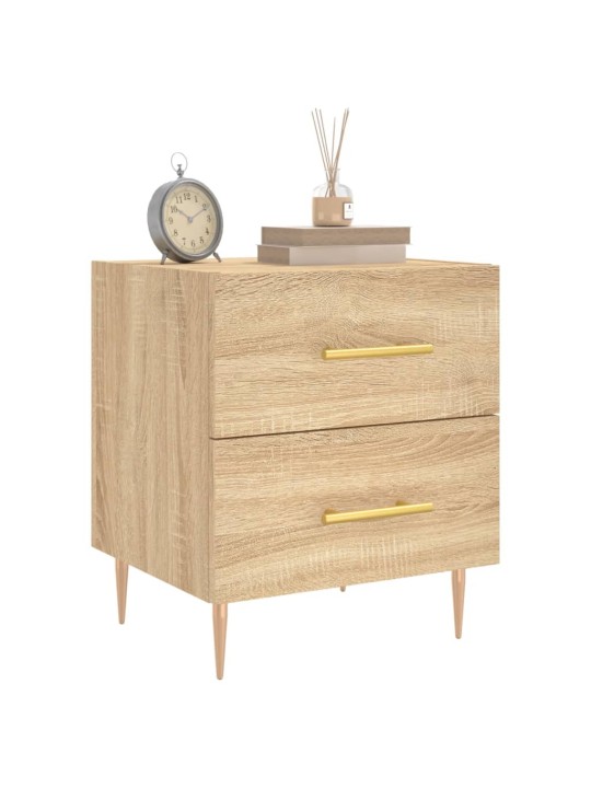 Noční stolky 2 ks dub sonoma 40 x 35 x 47,5 cm kompozitní dřevo
