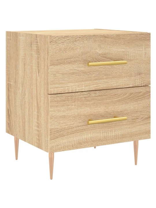 Noční stolky 2 ks dub sonoma 40 x 35 x 47,5 cm kompozitní dřevo