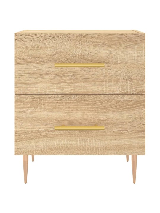 Noční stolky 2 ks dub sonoma 40 x 35 x 47,5 cm kompozitní dřevo