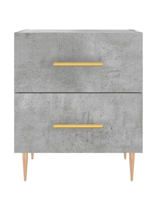 Noční stolky 2 ks betonově šedé 40x35x47,5 cm kompozitní dřevo