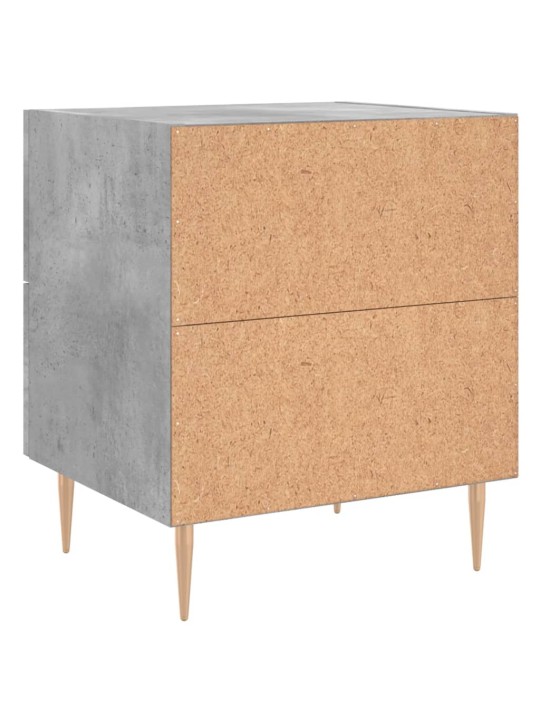 Noční stolky 2 ks betonově šedé 40x35x47,5 cm kompozitní dřevo