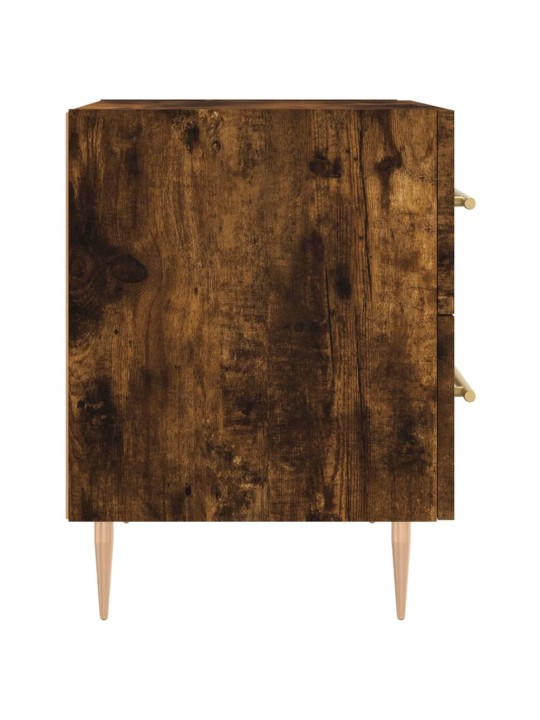 Noční stolky 2 ks kouřový dub 40x35x47,5 cm kompozitní dřevo