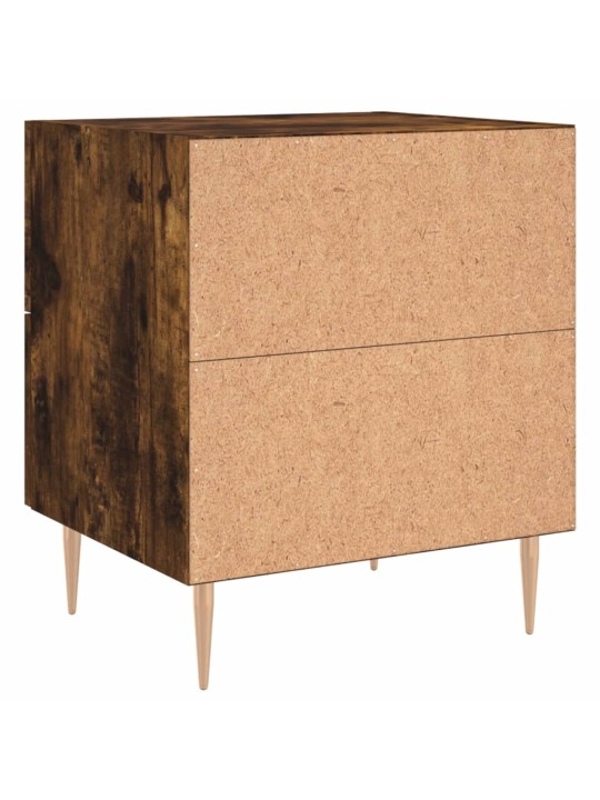 Noční stolky 2 ks kouřový dub 40x35x47,5 cm kompozitní dřevo