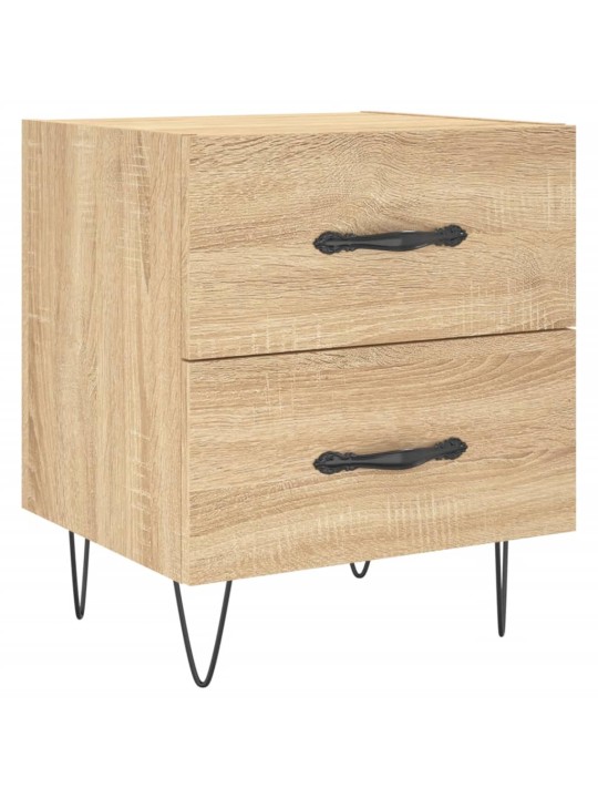 Noční stolky 2 ks dub sonoma 40 x 35 x 47,5 cm kompozitní dřevo