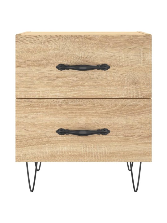 Noční stolky 2 ks dub sonoma 40 x 35 x 47,5 cm kompozitní dřevo