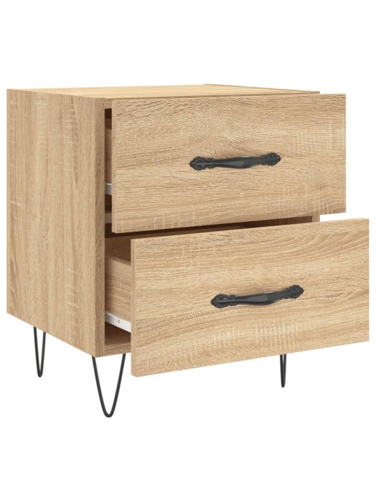 Noční stolky 2 ks dub sonoma 40 x 35 x 47,5 cm kompozitní dřevo