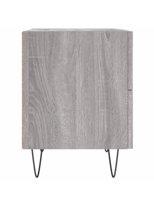 Noční stolky 2 ks šedé sonoma 40x35x47,5 cm kompozitní dřevo