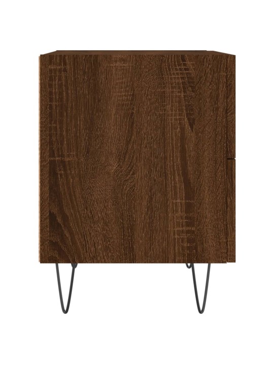 Noční stolky 2 ks hnědý dub 40 x 35 x 47,5 cm kompozitní dřevo