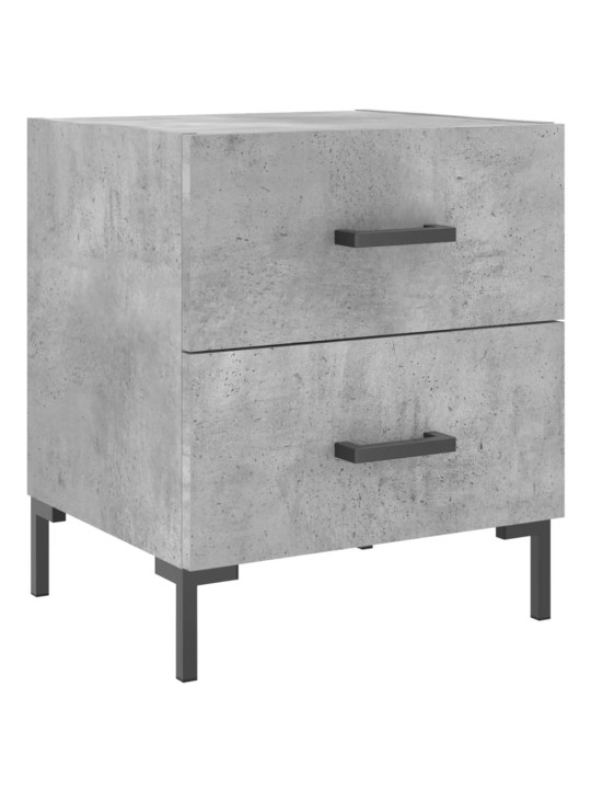 Noční stolky 2 ks betonově šedé 40x35x47,5 cm kompozitní dřevo