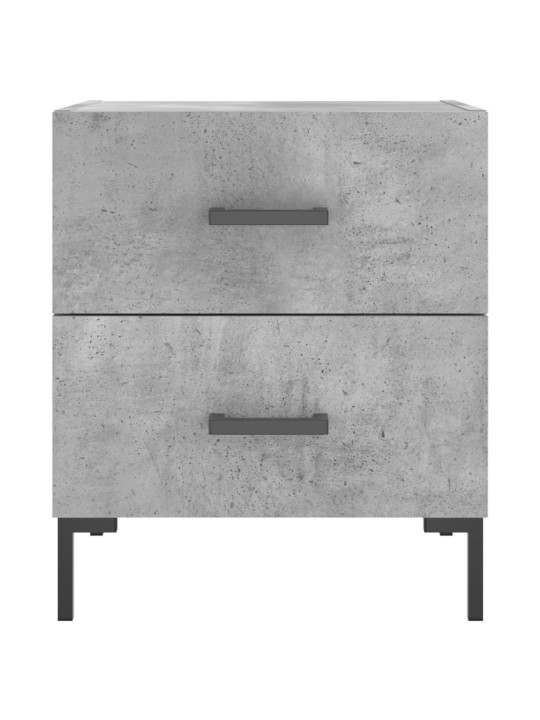 Noční stolky 2 ks betonově šedé 40x35x47,5 cm kompozitní dřevo