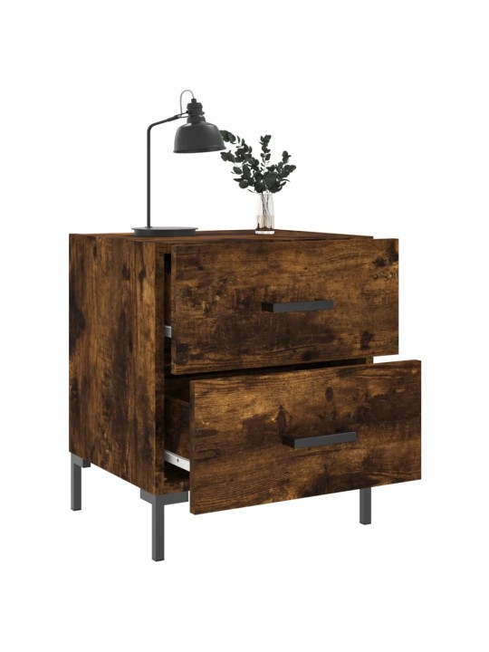 Noční stolky 2 ks kouřový dub 40x35x47,5 cm kompozitní dřevo