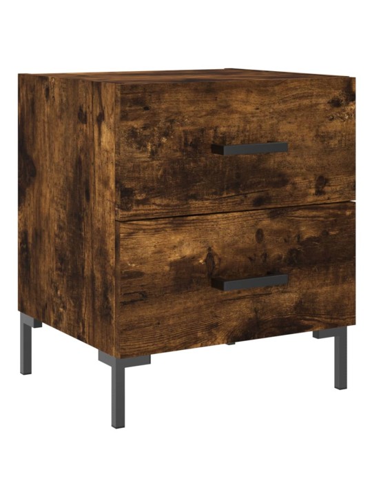 Noční stolky 2 ks kouřový dub 40x35x47,5 cm kompozitní dřevo