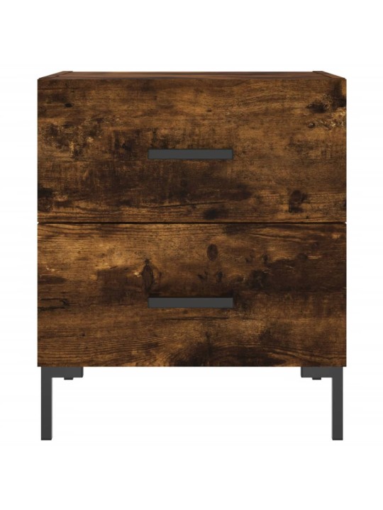 Noční stolky 2 ks kouřový dub 40x35x47,5 cm kompozitní dřevo