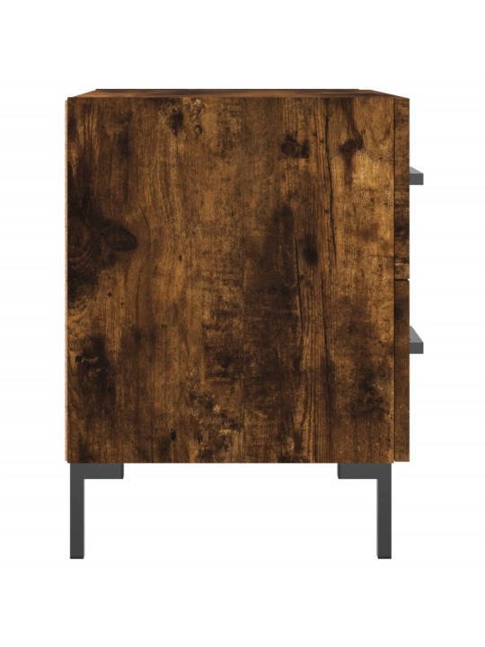 Noční stolky 2 ks kouřový dub 40x35x47,5 cm kompozitní dřevo