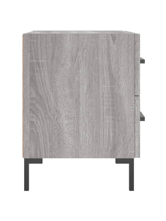 Noční stolky 2 ks šedé sonoma 40x35x47,5 cm kompozitní dřevo