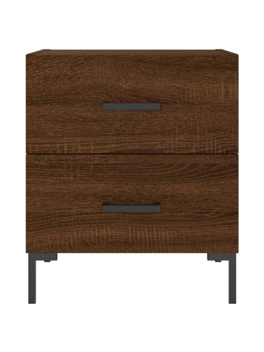 Noční stolky 2 ks hnědý dub 40 x 35 x 47,5 cm kompozitní dřevo