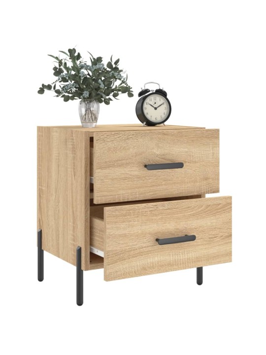 Noční stolky 2 ks dub sonoma 40 x 35 x 47,5 cm kompozitní dřevo