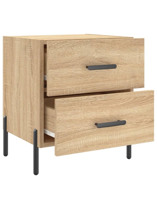 Noční stolky 2 ks dub sonoma 40 x 35 x 47,5 cm kompozitní dřevo