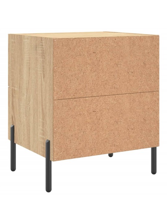 Noční stolky 2 ks dub sonoma 40 x 35 x 47,5 cm kompozitní dřevo
