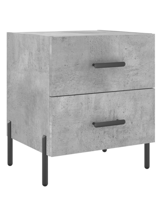 Noční stolky 2 ks betonově šedé 40x35x47,5 cm kompozitní dřevo