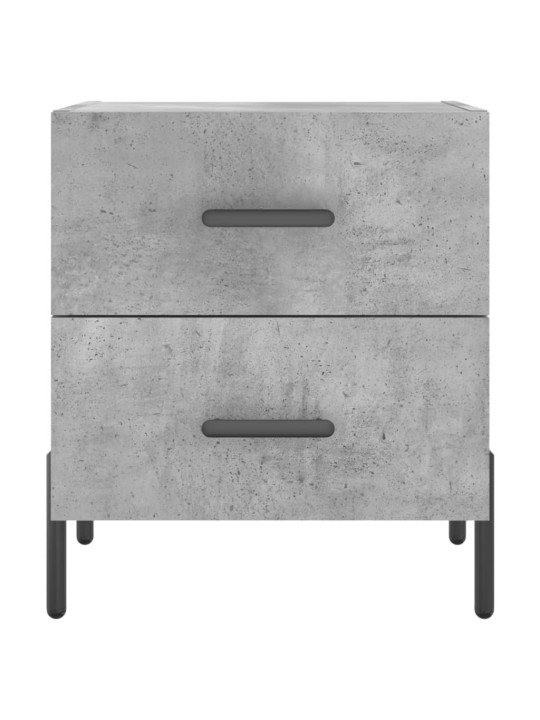 Noční stolky 2 ks betonově šedé 40x35x47,5 cm kompozitní dřevo