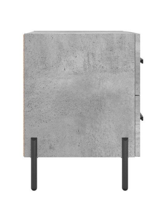 Noční stolky 2 ks betonově šedé 40x35x47,5 cm kompozitní dřevo
