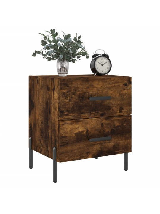 Noční stolky 2 ks kouřový dub 40x35x47,5 cm kompozitní dřevo