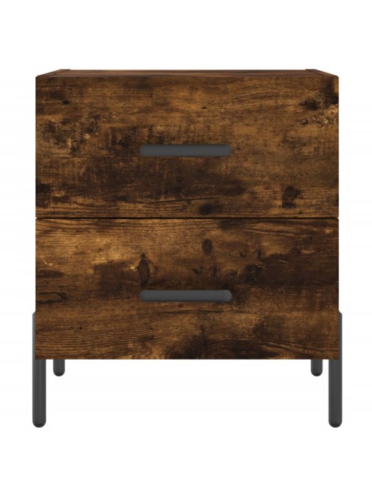 Noční stolky 2 ks kouřový dub 40x35x47,5 cm kompozitní dřevo