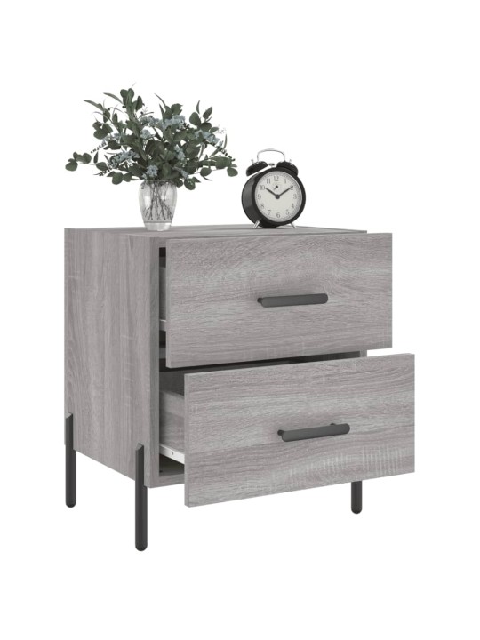 Noční stolky 2 ks šedé sonoma 40x35x47,5 cm kompozitní dřevo