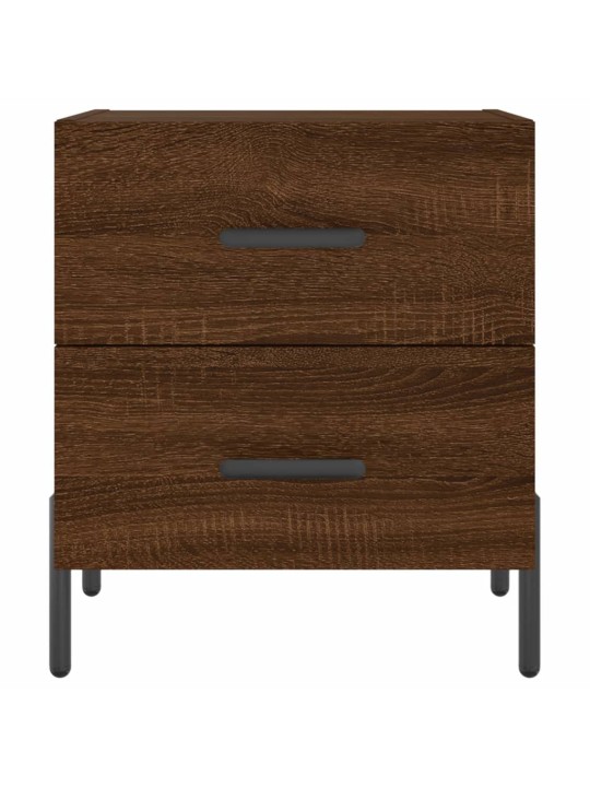 Noční stolky 2 ks hnědý dub 40 x 35 x 47,5 cm kompozitní dřevo
