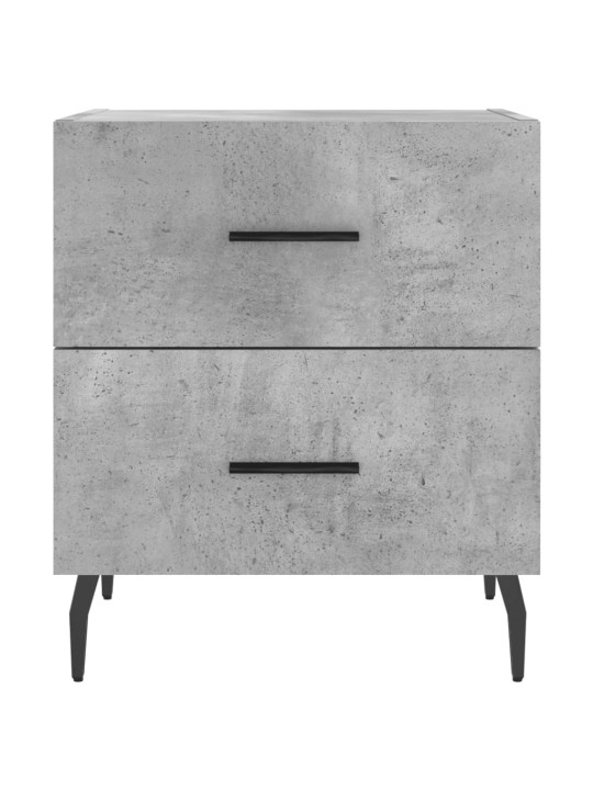 Noční stolky 2 ks betonově šedé 40x35x47,5 cm kompozitní dřevo