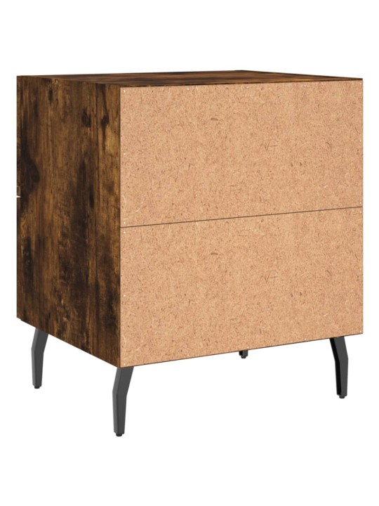 Noční stolky 2 ks kouřový dub 40x35x47,5 cm kompozitní dřevo