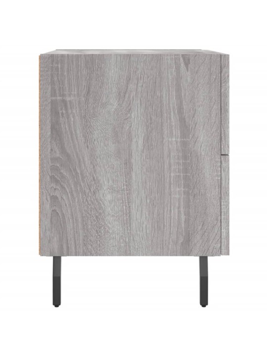 Noční stolky 2 ks šedé sonoma 40x35x47,5 cm kompozitní dřevo