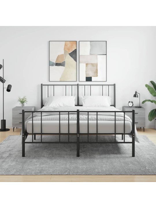 Noční stolky 2 ks šedé sonoma 40x35x47,5 cm kompozitní dřevo