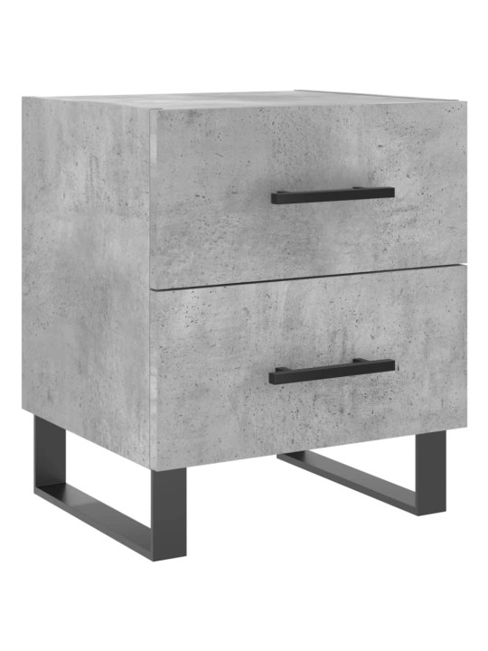 Noční stolky 2 ks betonově šedé 40x35x47,5 cm kompozitní dřevo