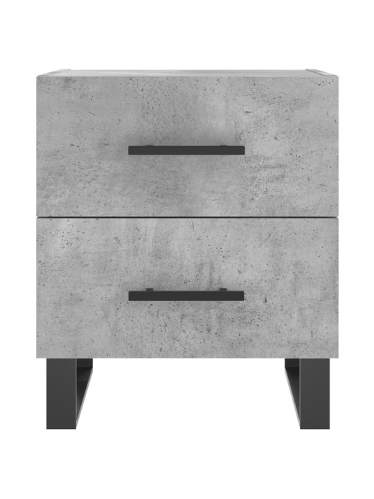 Noční stolky 2 ks betonově šedé 40x35x47,5 cm kompozitní dřevo
