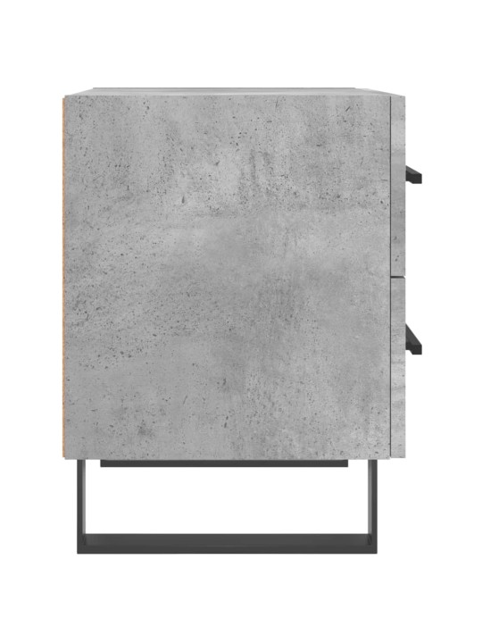 Noční stolky 2 ks betonově šedé 40x35x47,5 cm kompozitní dřevo