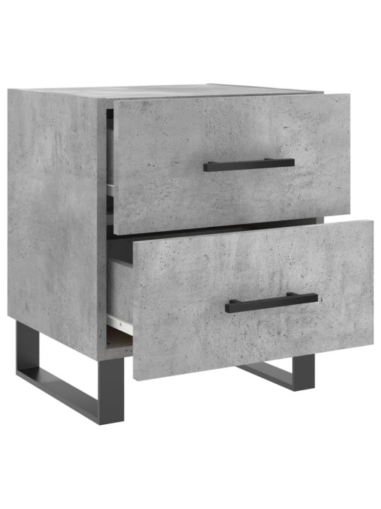 Noční stolky 2 ks betonově šedé 40x35x47,5 cm kompozitní dřevo