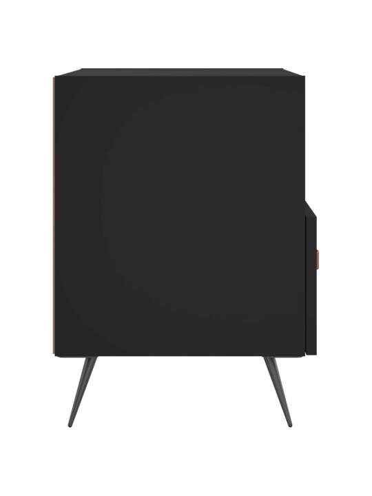 Noční stolky 2 ks černé 40 x 35 x 47,5 cm kompozitní dřevo