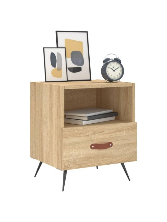 Noční stolky 2 ks dub sonoma 40 x 35 x 47,5 cm kompozitní dřevo