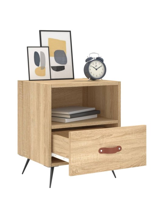 Noční stolky 2 ks dub sonoma 40 x 35 x 47,5 cm kompozitní dřevo