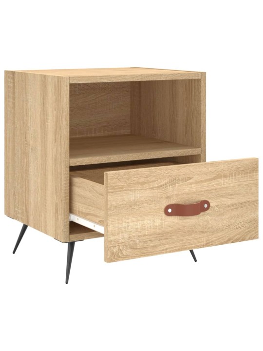 Noční stolky 2 ks dub sonoma 40 x 35 x 47,5 cm kompozitní dřevo
