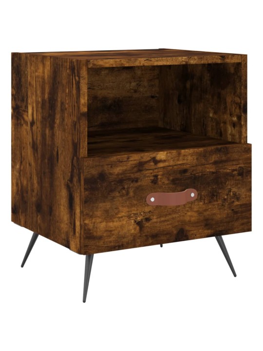 Noční stolky 2 ks kouřový dub 40x35x47,5 cm kompozitní dřevo