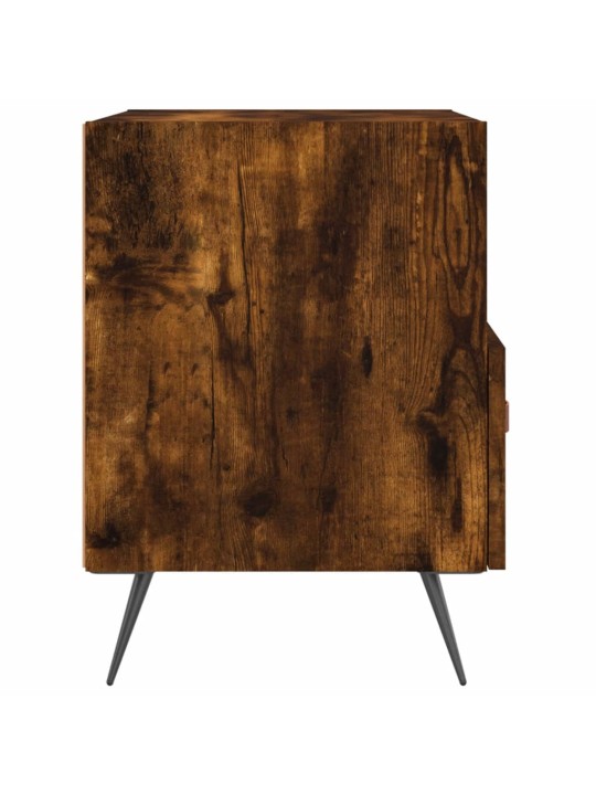 Noční stolky 2 ks kouřový dub 40x35x47,5 cm kompozitní dřevo