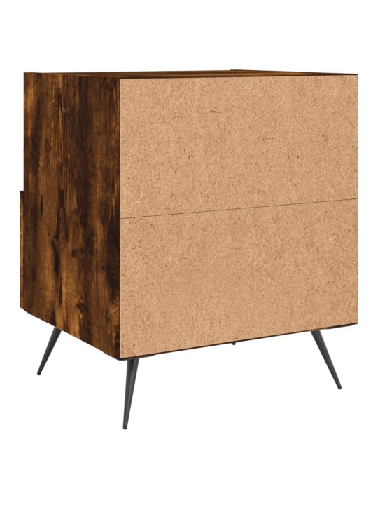 Noční stolky 2 ks kouřový dub 40x35x47,5 cm kompozitní dřevo
