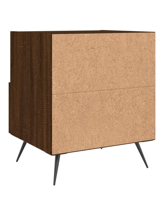 Noční stolky 2 ks hnědý dub 40 x 35 x 47,5 cm kompozitní dřevo